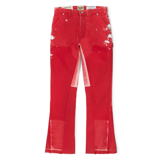 Gallery Dept. La Flare Carpenter Denim Jeans Red