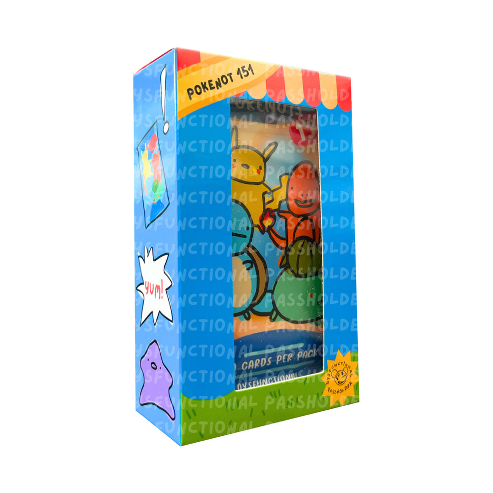 Dysfunctional Passholder Pokenots 151 Fundle Bundle Box - 8 Booster Packs