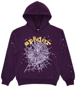 Sp5der Purple Star OG Web V2 Hoodie Purple "Lakers" - Image 1