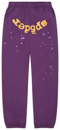 Sp5der Pantaloni da Tuta Stella Viola OG Web V2 Viola "Lakers"
