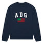 Denim Tears ADG Pan African American Flag Crewneck Blue