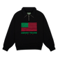 Denim Tears ADG Pan African American Flag Half Zip Black