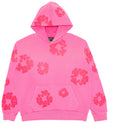 Denim Tears Mono Baumwollkranz Hoodie Hyper Pink