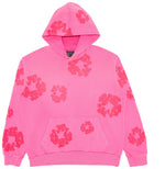Denim Tears Mono Cotton Wreath Hoodie Hyper Pink - Image 1