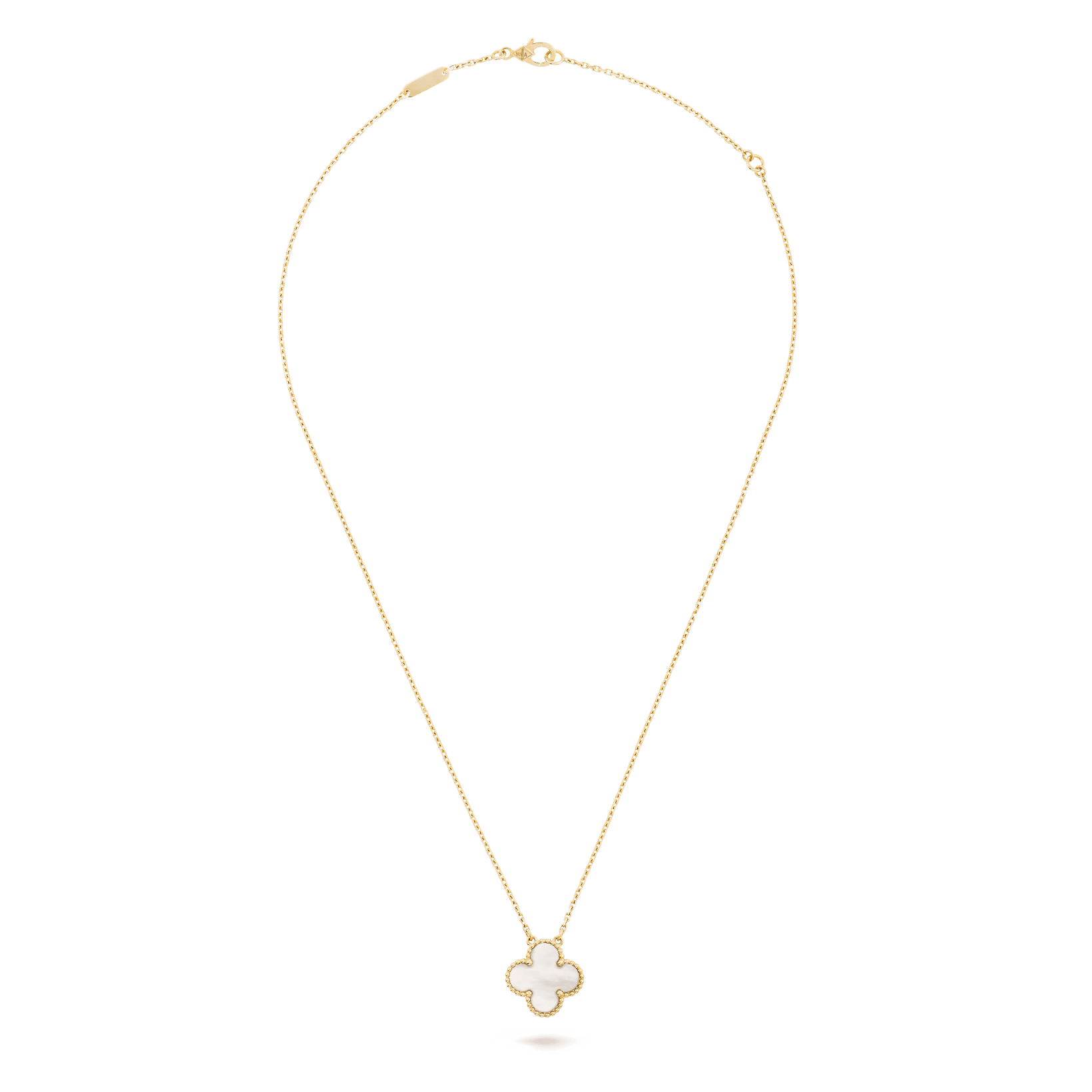 Van Cleef & Arpels Vintage Alhambra pendant 18K yellow gold, Mother-of-pearl