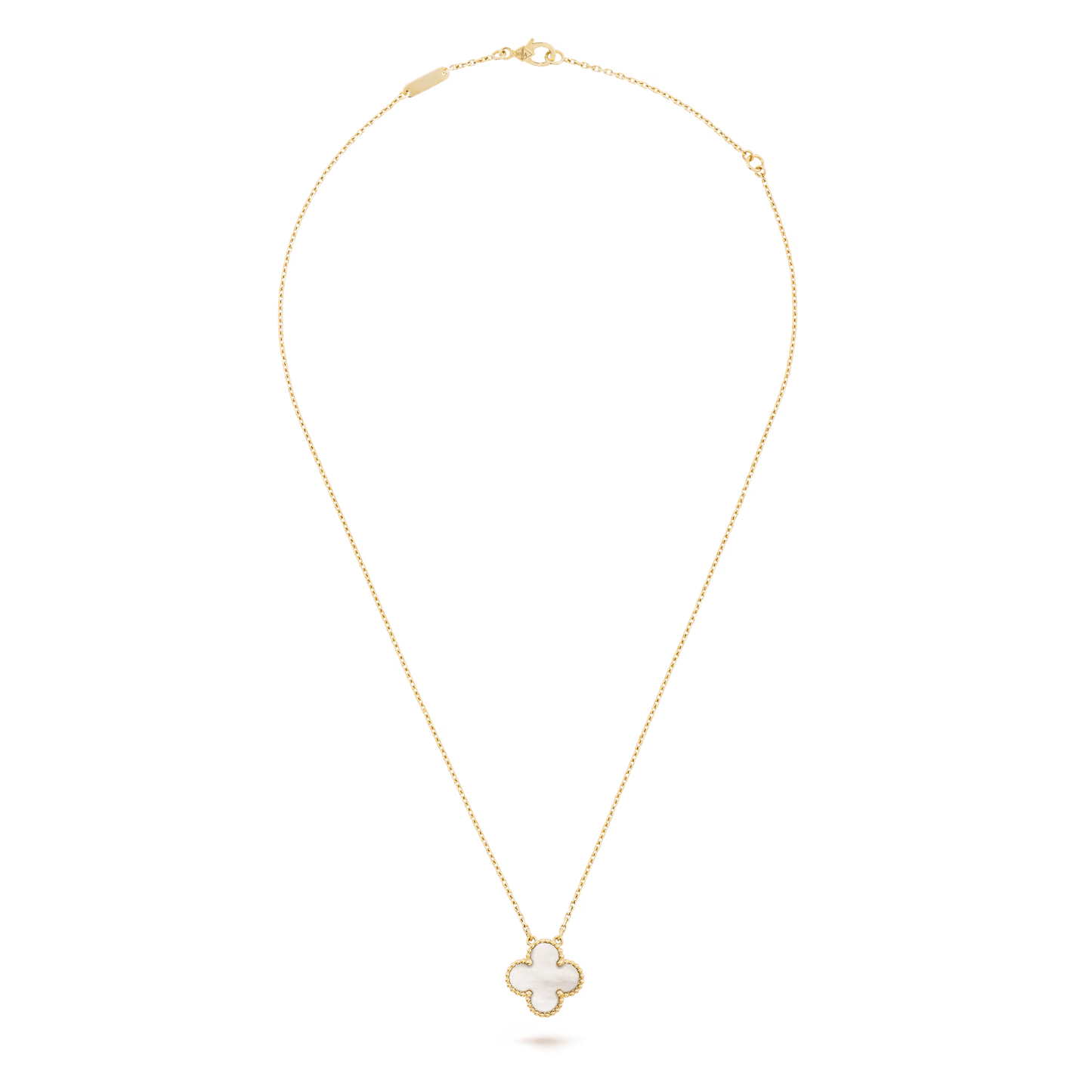 Van Cleef & Arpels Vintage Alhambra pendant 18K yellow gold, Mother-of-pearl