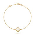 Van Cleef & Arpels Sweet Alhambra bracelet 18K yellow gold, Mother-of-pearl