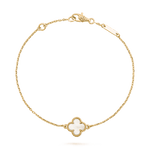 Van Cleef & Arpels Sweet Alhambra bracelet 18K yellow gold, Mother-of-pearl - Image 1