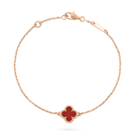 Van Cleef & Arpels Sweet Alhambra bracelet 18K rose gold, Carnelian - Image 1