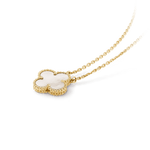 Van Cleef & Arpels Vintage Alhambra pendant 18K yellow gold, Mother-of-pearl - Image 3