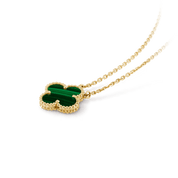 Van Cleef & Arpels Vintage Alhambra pendant 18K yellow gold, Malachite