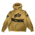 Cactus Jack x Fox Racing Hoodie II Gold (ComplexCon) - Image 1
