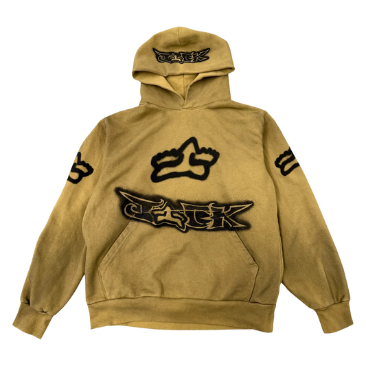 Cactus Jack x Fox Racing Hoodie II Gold (ComplexCon)