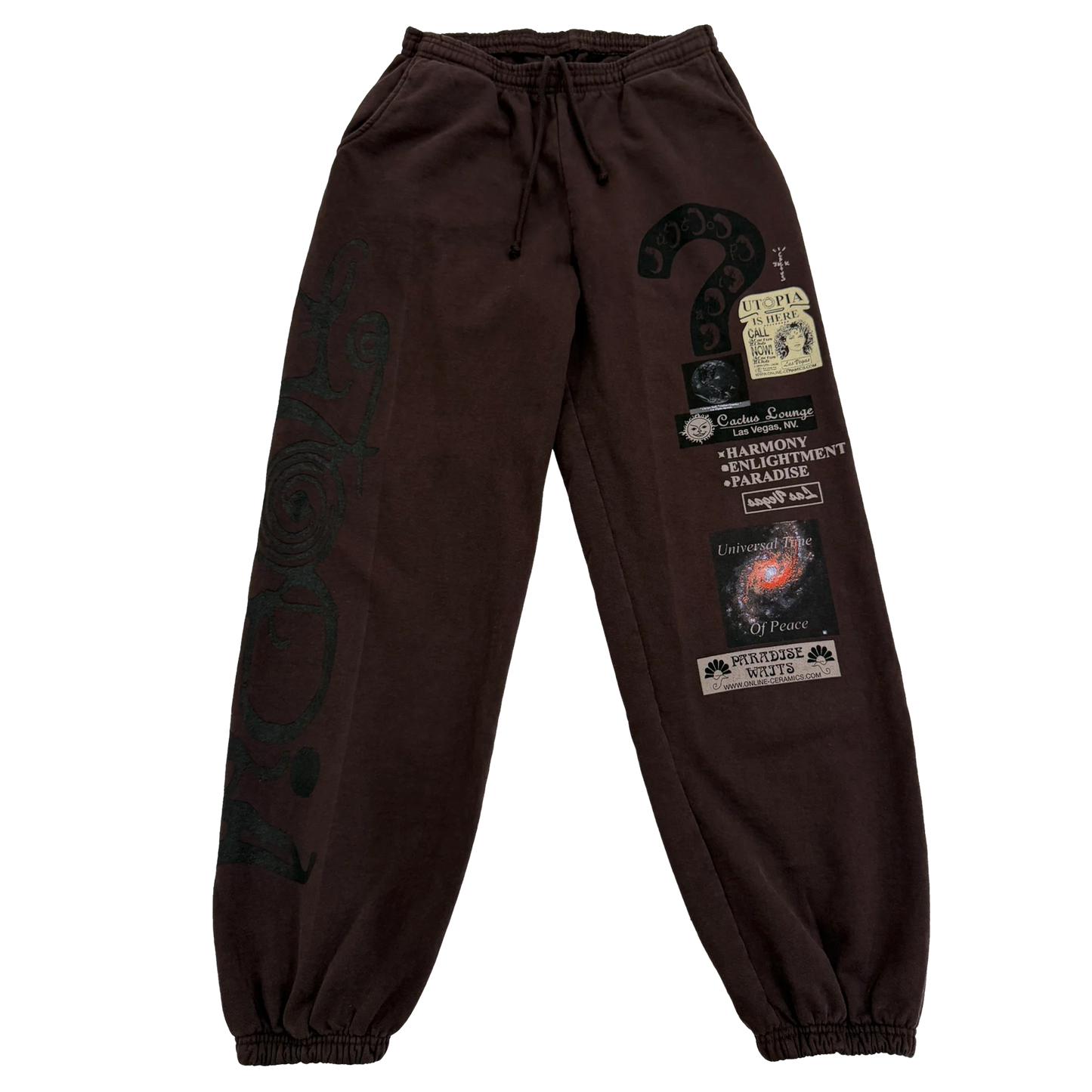 Cactus Jack x Online Ceramics Utopia Sweatpants Brown (ComplexCon)