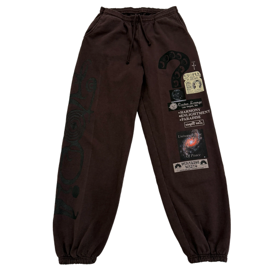 Cactus Jack x Online Ceramics Utopia Sweatpants Brown (ComplexCon)