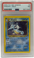 2000 Pokémon Neo Genesis Kingdra Holo 8/111 PSA 7 Quasi Nuovo