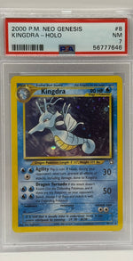 2000 Pokémon Neo Genesis Kingdra Holo 8/111 PSA 7 NEAR MINT - Image 3