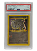 2002 Pokémon Neo Destino Steelix Lucente 1ª Edizione #112 PSA 9 MINT