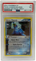 2004 Pokémon EX Walrein di Team Aqua Holo 6/95 PSA 7 Quasi Nuovo