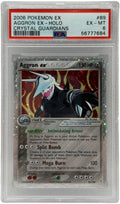 2006 Pokémon Guardiani di Cristallo Aggron EX Holo 89/100 PSA 6 EX-MT