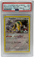 2017 Lega Pokémon Crismon Invasion Regigigas 1° Posto Olo Inverso 84/111 PSA 8 QUASI NUOVO - ECCELLENTE