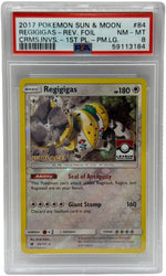 2017 Pokémon League Crismon Invasion Regigigas 1st Place Reverse Holo 84/111 PSA 8 NEAR MINT - MINT - Image 1