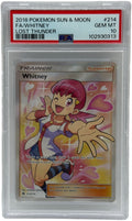 2018 Pokémon Tuoni Perduti Whitney Full Art 214/214 PSA 10 GEM MINT