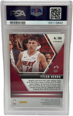 2019 Panini Mosaic Tyler Herro Reactive Orange Rookie Card #280 PSA 10 GEM MINT - Image 2