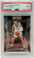 2019 Panini Prizm Draft Picks Carta Rookie di Tyler Herro #79 PSA 9 MINT