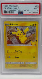 2021 Pokémon McDonald's Collection Pikachu Holo 25/25 PSA 9 MINT - Image 5
