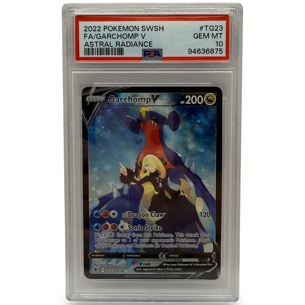 2022 Pokémon SWSH Astral Radiance Garchomp V FA #TG23 PSA 10 GEM MINT — photo 1