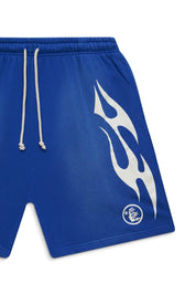 Hellstar Studios Flame Shorts Blue