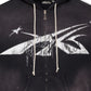 Hellstar Spiderweb Sport Logo Zip-Up Hoodie Black