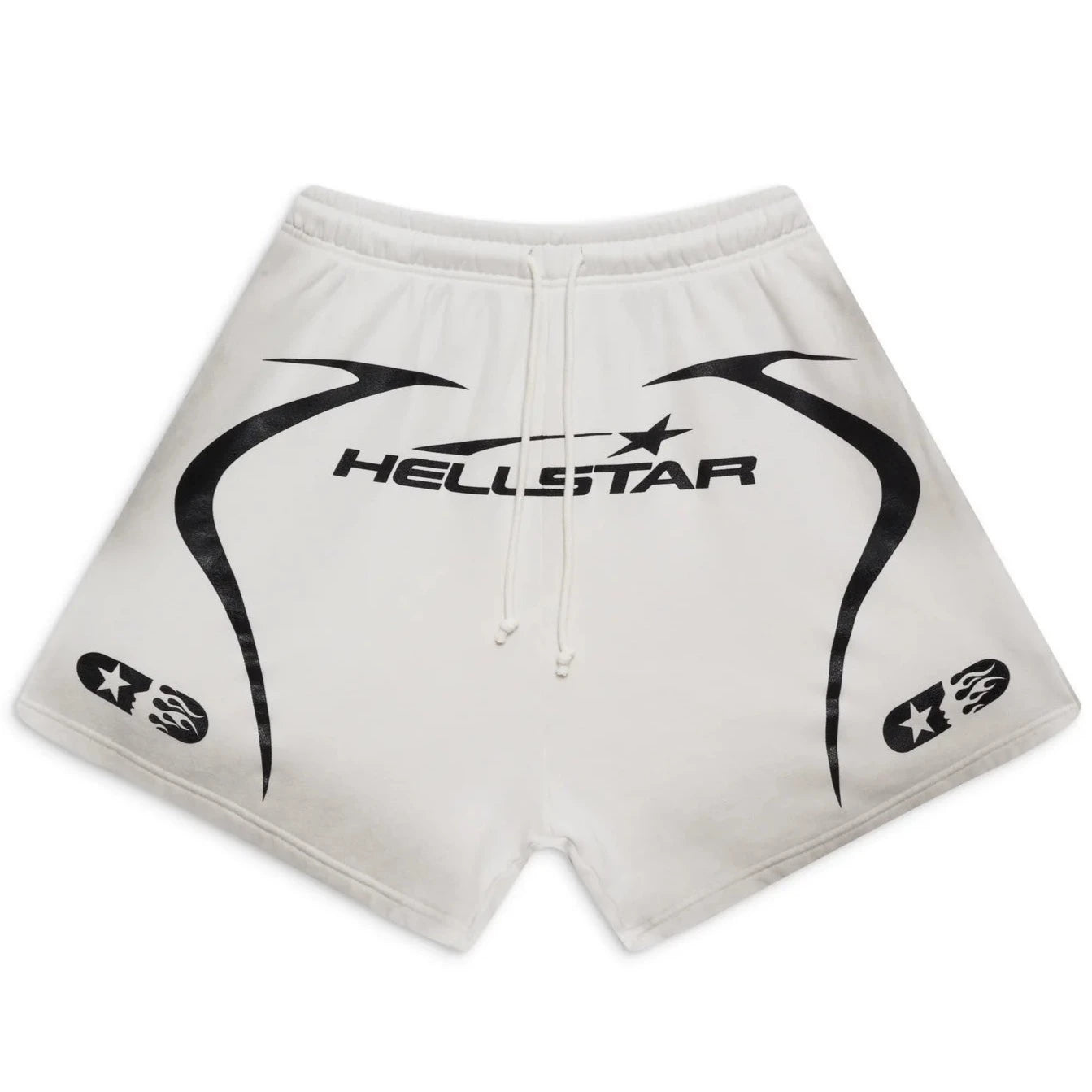 Hellstar Studios Warm Up Shorts White