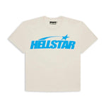 Hellstar Studios Classic T-Shirt Beige & Light Blue - Image 1