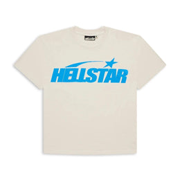 Hellstar Studios Classic Gel T-Shirt Beige und Hellblau