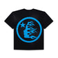 Hellstar Studios Classic Gel T-Shirt Black & Light Blue