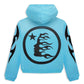 Hellstar Studios Zip Hoodie Blue