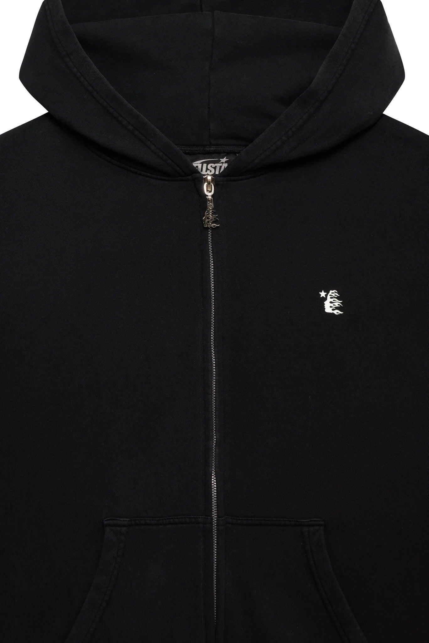 Hellstar Essentials Zip Hoodie Black