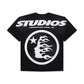 Hellstar Studios Cartoon Logo T-Shirt Yellow