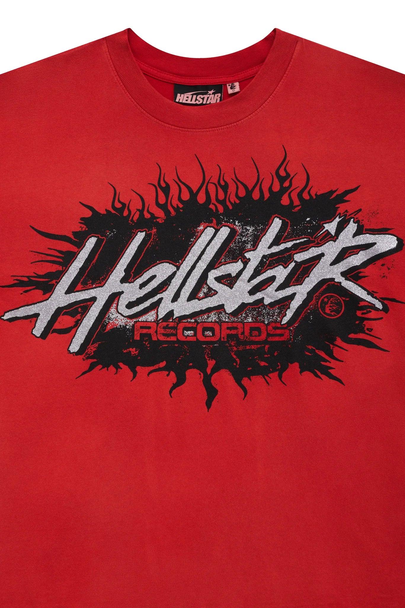 Hellstar Records T-Shirt Red