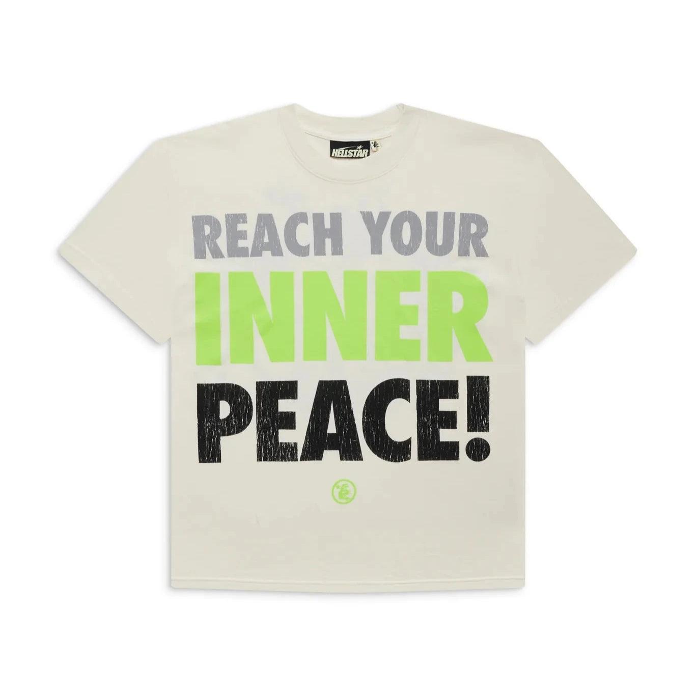 Hellstar Inner Peace T-Shirt White & Green