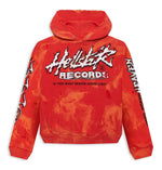 Hellstar Records Lava Wash Hoodie Red - Image 1