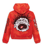 Hellstar Records Lava Wash Hoodie Red - Image 2