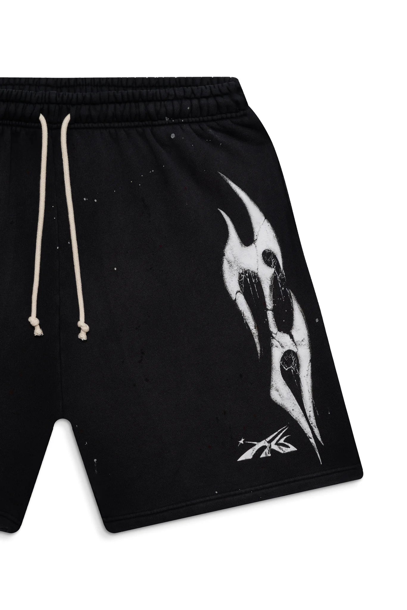 Hellstar Spiderweb Sport Logo Shorts Black