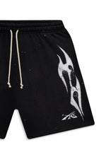 Hellstar Spiderweb Sport Logo Shorts Black - Image 3