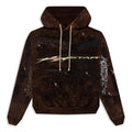 Hellstar HStar Sweat à capuche zippé Graffiti Marron