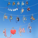 Pop Mart Labubu The Monsters Pin for Love Series Letter Pendant (A-M) Single Blind Box - Image 3