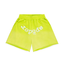 Sp5der OG Web V2 Pantaloncini della felpa Verde Acido
