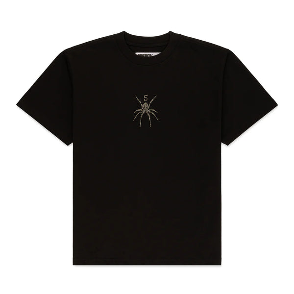 Sp5der TM Phantom Rhinestone Tee Black
